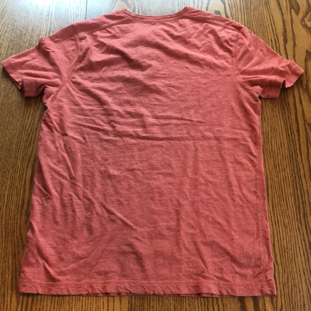 Button neck Tee, LT - Picture 3 of 4